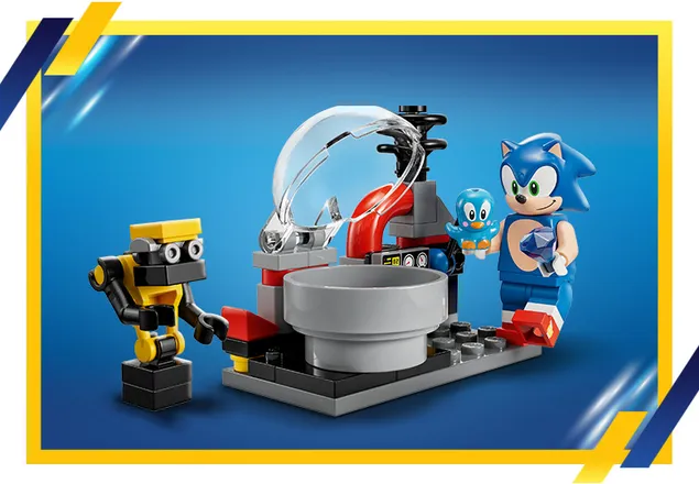 Sonic vs Robotul Death Egg al Dr. Eggman Lego Sonic 76993